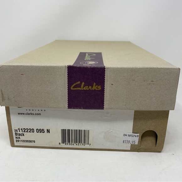 Clarks Rosalyn Nicole leather bootie black NARROW - Picture 9 of 10